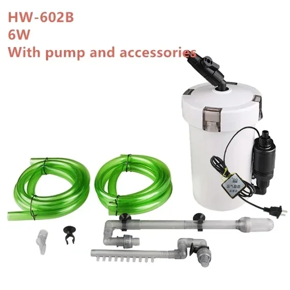 Sunsun Ultra-quiet External Aquarium Filter Bucket External Canister Filter 6W/HW-602B/HW-603B 220V
