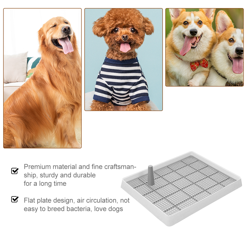 Plastic Dog Training Puppy Tray Thickened Puppy Puppy Supply Puppy Urine Tray Household Puppy Plastic Dog Tray