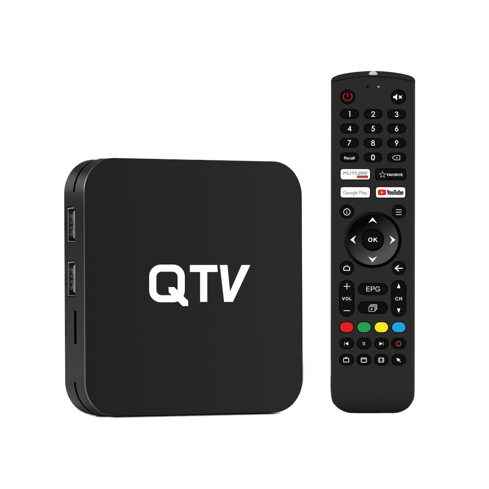 QTV X6 Set Top Box 5g Dual Wifi Allwinner H618 Quad Core 2gb 16gb 4k Video Android TV Box QTV
