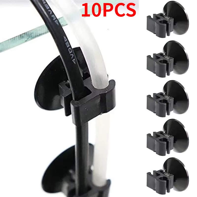 10Pc Aquarium Accessories Aquarium Suction Cup Clip Fish Tank Oxygen Tube Hose Pump Power Cord Buckle Wire Finisher Suction Cups