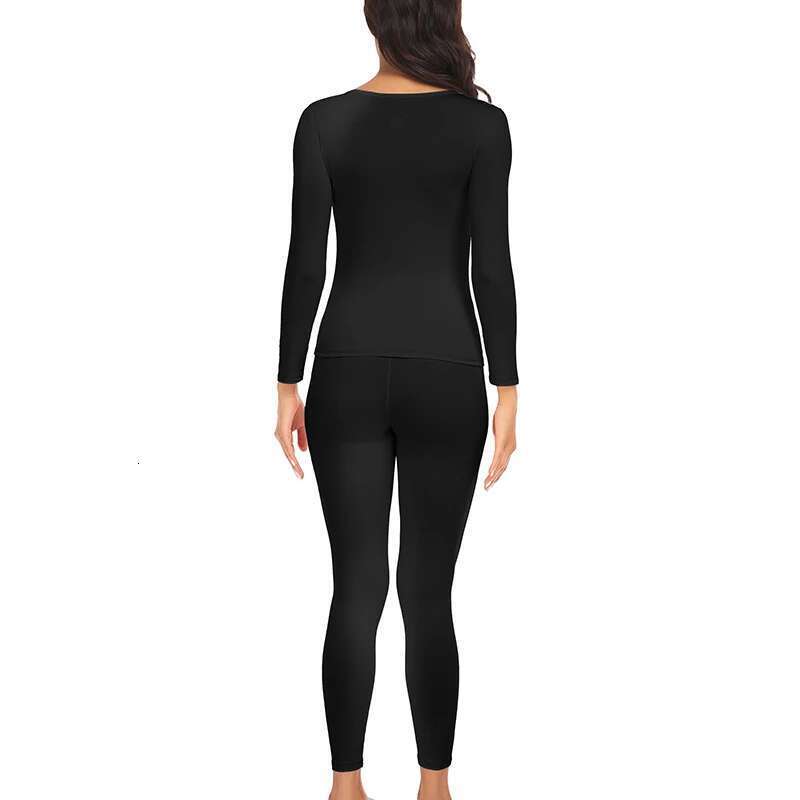 For Thermal Women Long Johns Base Layer Cold Weather Top Bottom Women's Underwear Set KLMY 's