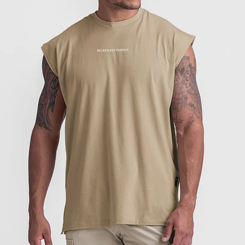 Gyms Mens Fitness Quick Dry Tank Top Jogging Sleeveless Shirt Breathable Sports Vest Undershirt Running Casual Vest Male 250304