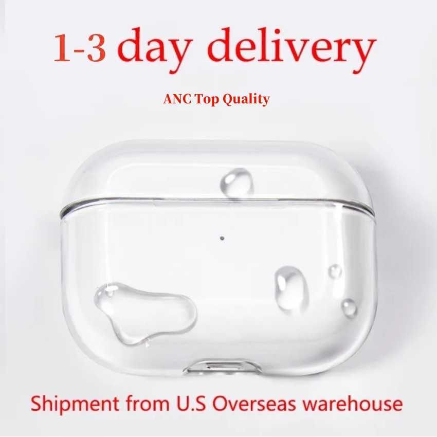 USA Warehouse Delivery For Apple AirPods 4 AirPods pro 2 3 3rd Headphone Accessories Silicone Protective ANC Noise Cancellation Headphone pro max 2 Headphone Case