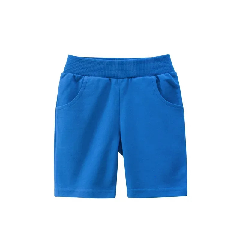 2025 Children Summer Shorts Cotton Solid Elastic Waist Beach Shorts for Boys Girls Sports Pants Toddler Panties Kids Outfits 9Y 250304