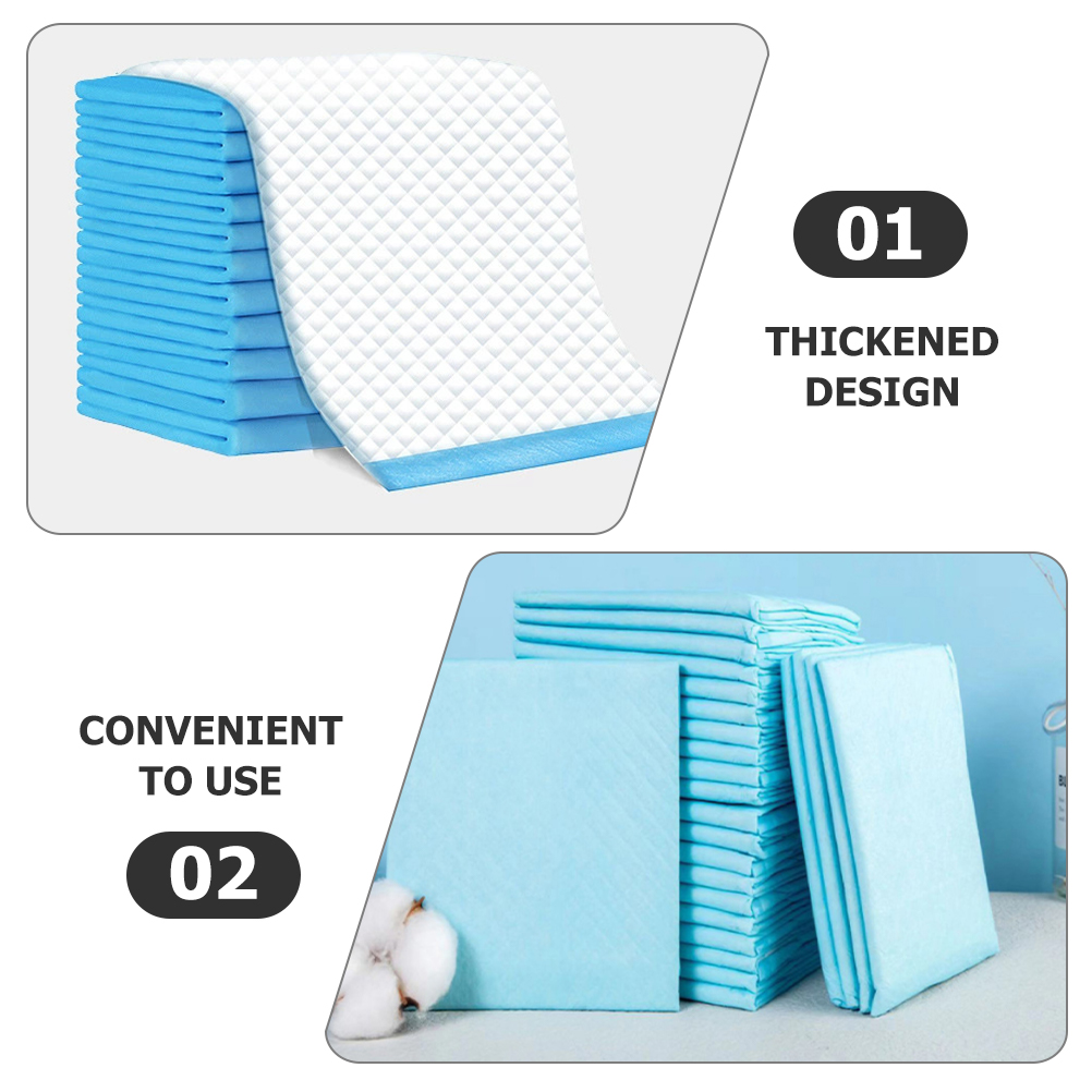 50 Pcs Disposable Diapers Puppy Pee Pads For Dog Pet Professional Dogs Non-woven Fabric Supplies Training