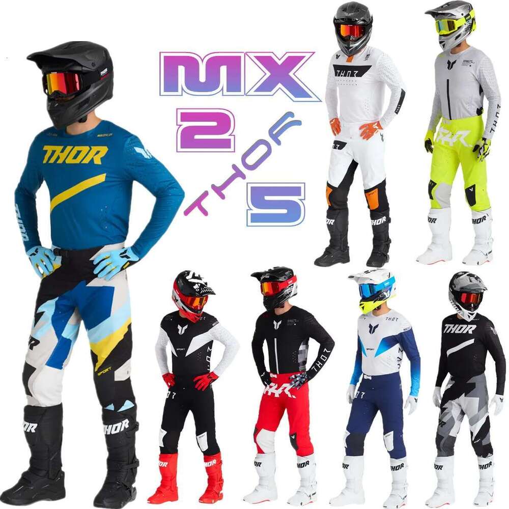 DEcornerEN 2025 TLD Racing Motocross Gear Set, D343 Bike MX Kit, Off Road Race Wear, Motorcycle Jersey Set, RL ChlorMoto seats