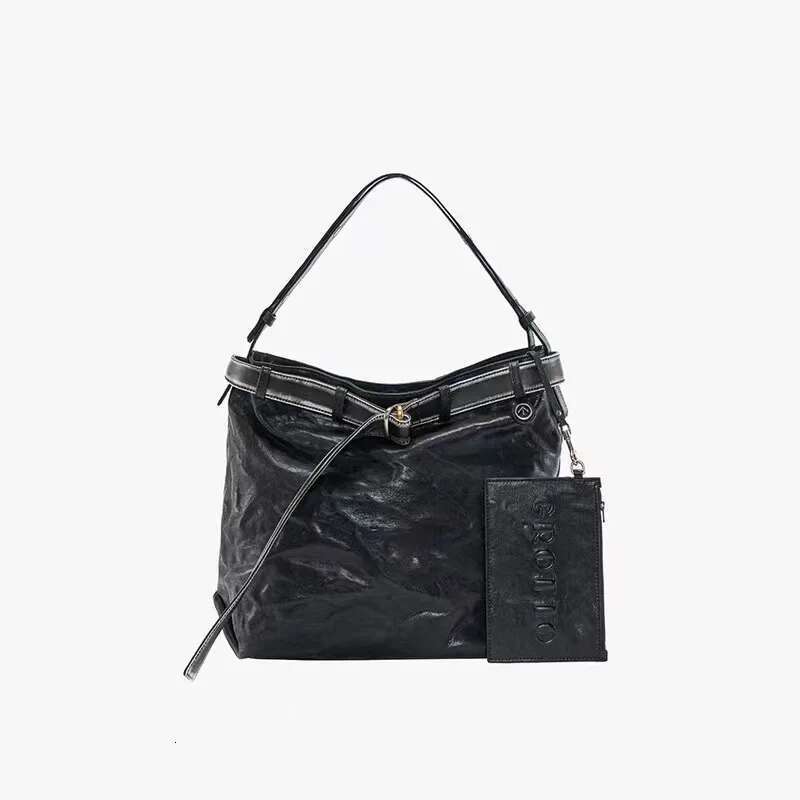 Fashion Woman Wandering Bun Mother Tote 2024 New Simple Leisure Leather Commuter Crossbody Shoulder Soft Bag