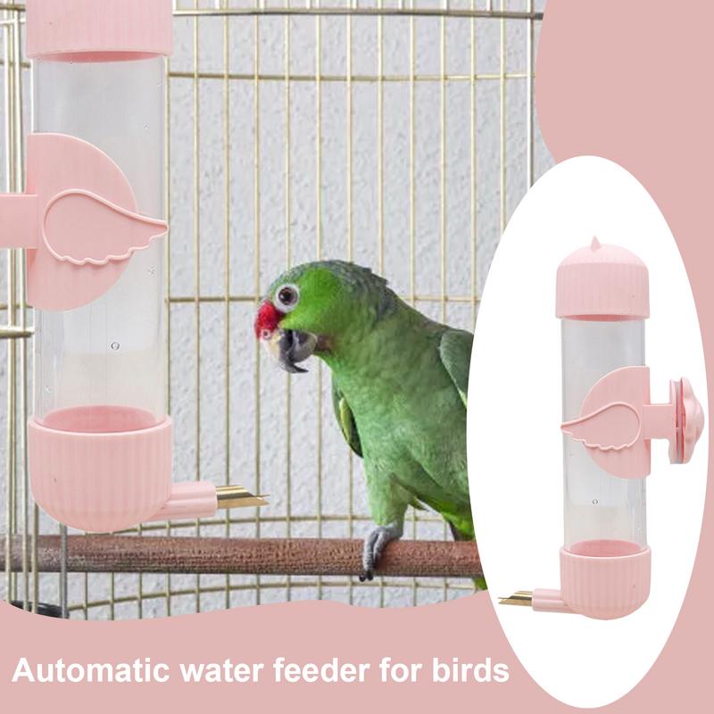 Automatic Bird Water Dispenser Bird Drinker Waterer Device Small Animals Automatic Water Drinker For Budgies Cockatiel Lovebird