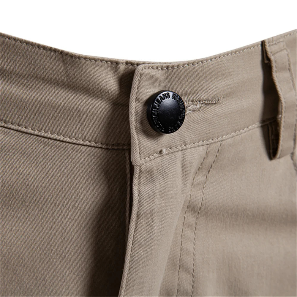 AIOPESON 2025 Summer 100 Cotton Mens Casual Shorts Suitable for High Quality Elastic Waist Multi Color Comfortable 250304