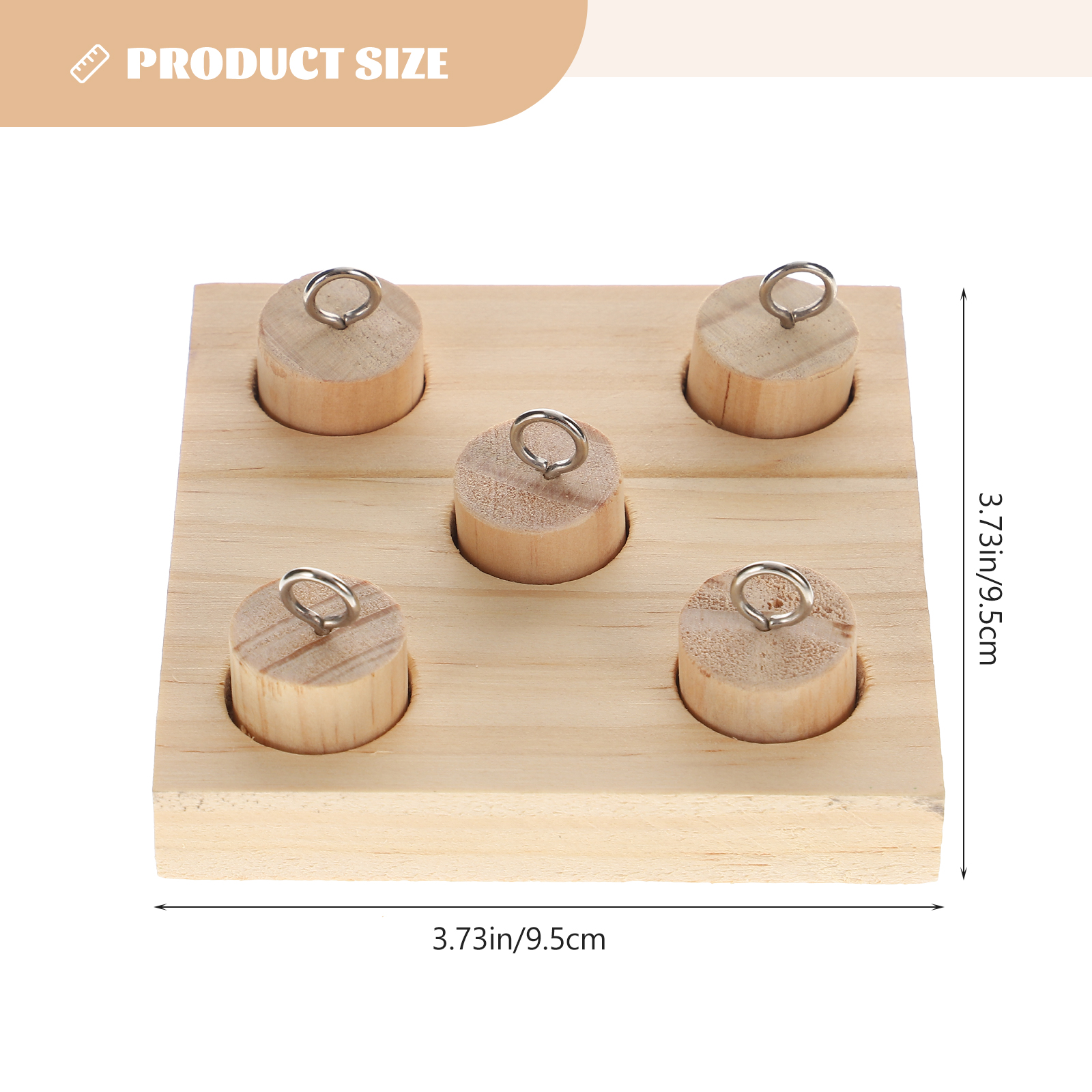 Parrot Training Toys Small Bird Wooden Conure Cage Wear-resistant Parakeet Interactive Cockatiel