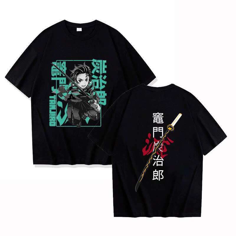 Hot Fashion Kamado Tanjirou Printed T-shirts Anime Graphic T-shirt Women Men Casual High Cool Summer Short Sleeves
