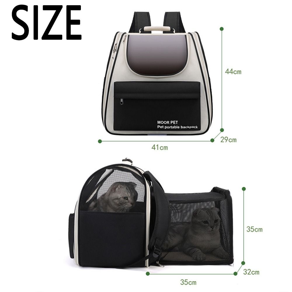 Expandable Pet Backpack Carrier Portable Creative Pet Carrying Backpack Thickened Lightweight Dog Carrier Bag for Cats Puppy