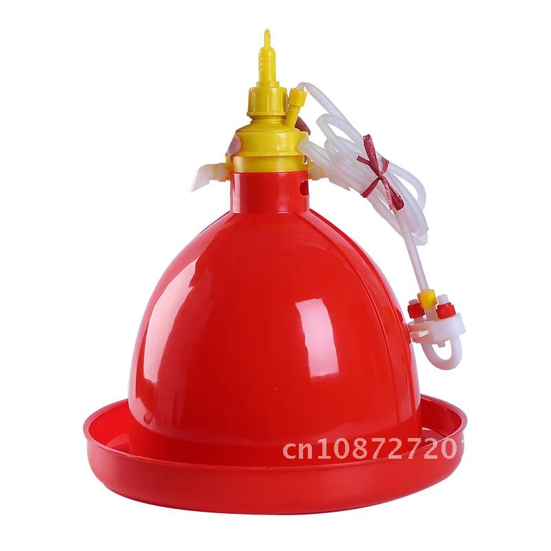 Fountaion Duck Goose Broiler Plasson Drinker Plastic Poultry Chicken Automatic Watering line Drinking Waterer Supplies Kettle