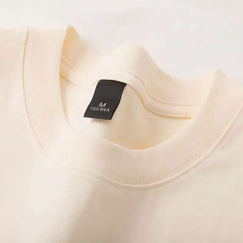 600 grams 100% cotton men oversized heavy t-shirt summer women short-sleeved high casual men t-shirts