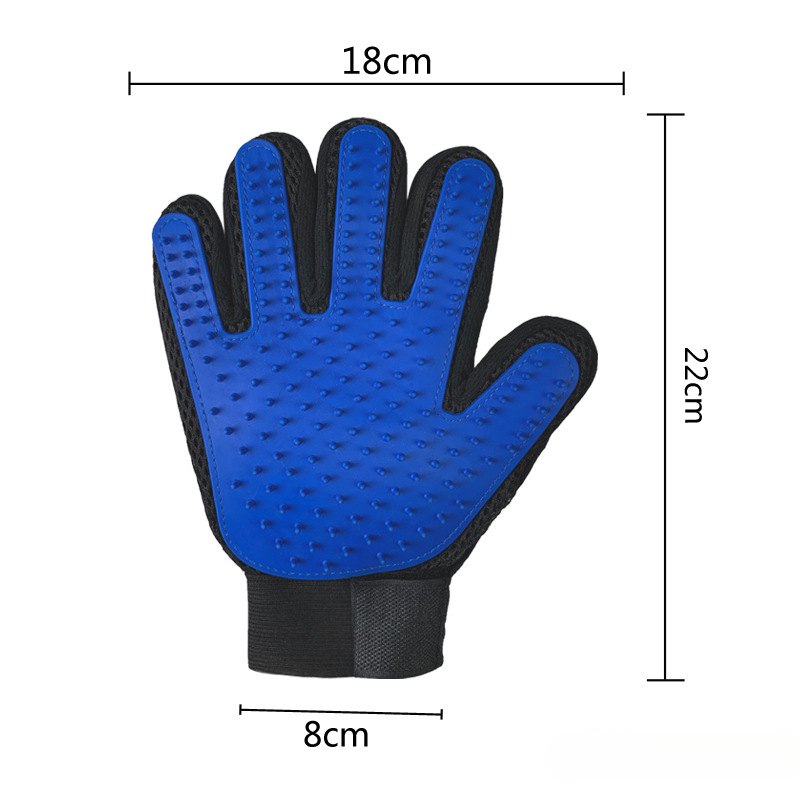 Pet Grooming Gloves Cat Comb and Comb Gloves Bath Dog Cleaning Hair Removal Dog Bath Cleaning Massage Animal Pet Supplies Персні