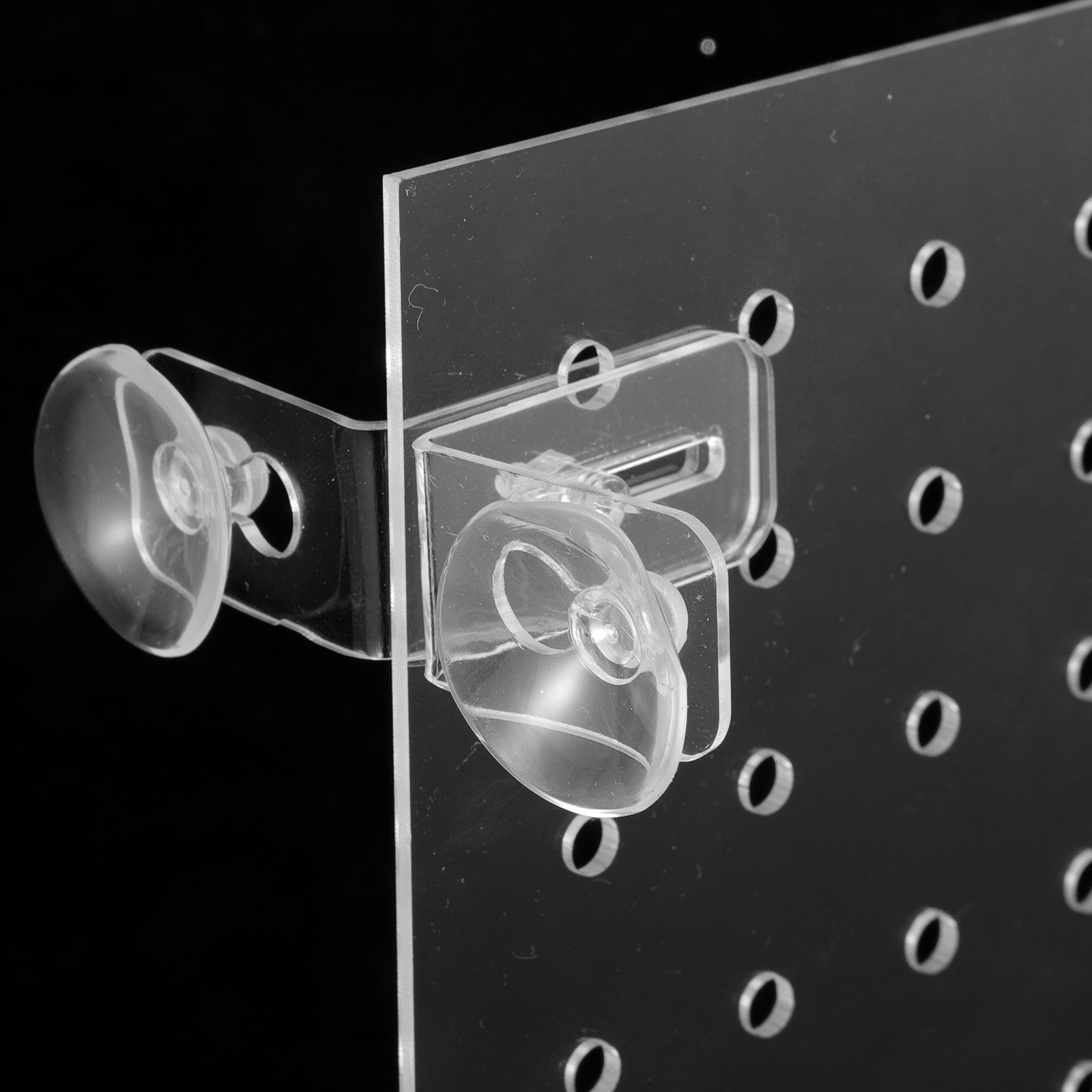 Pond UV Clarifier Fish Tank Isolation Board Suction Cups Aquarium Divider Acrylic