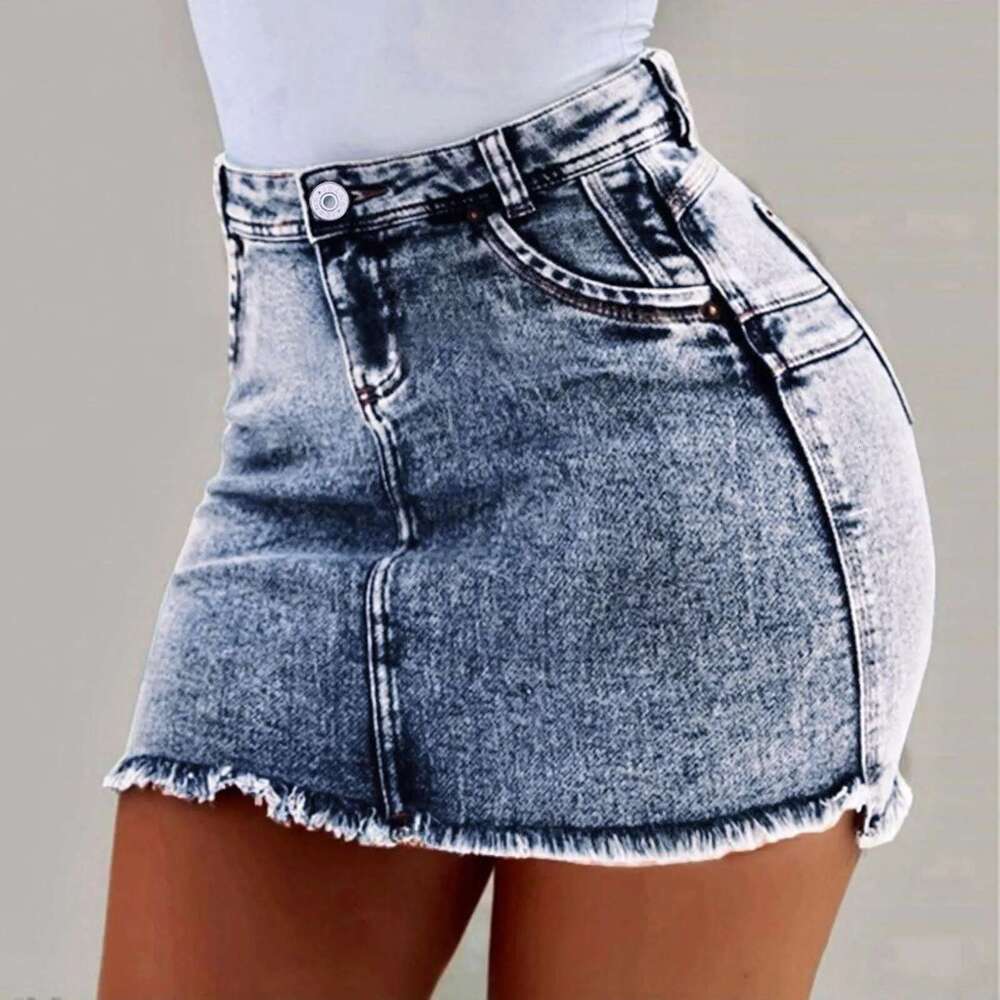 Wash Mini Female Short Summer Women's Sexy Denim Skirt Skirts 3 for Women Knee Length Casual