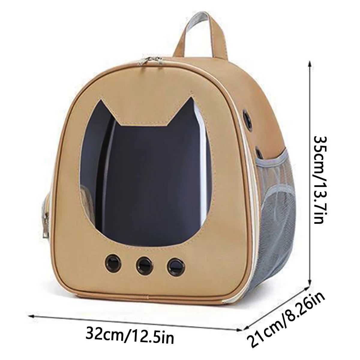 Cat Carrier Bag Pet Backpack Portable Outdoor Cat Travel Shoulder Bag Cat Carrying Bag Large Capacity Breathable Dog Carrier Bag 250205
