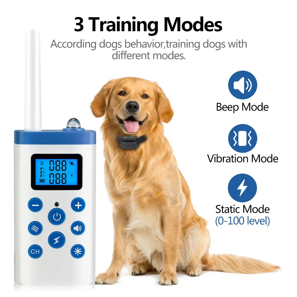 Pet Products Top Sellers Transmitter Waterproof Wireless Electric Dog Training E-collar Pet Trainer Dog Bark Deterrent Device