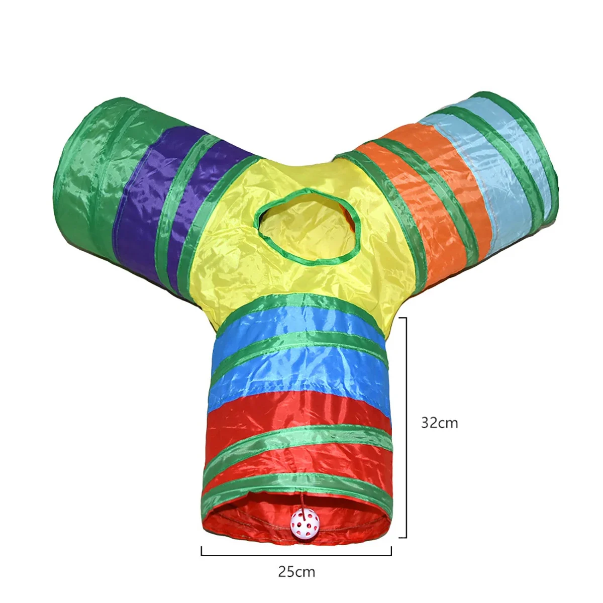 Wear-resistant Cat Play Tunnel Foldable Pet Animal Tunnels with Crinkle Playing Toy for Cats Guinea Pig Rabbits Funny Cat Supply