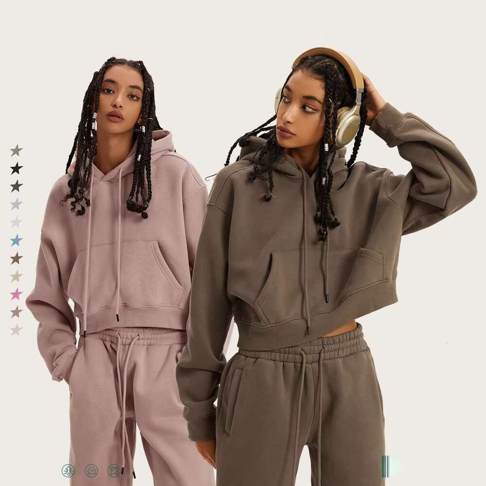 Custom Plain Pullover Embroidery Heavy Weight Womens Hoodies Streetwear Hoodie For Women