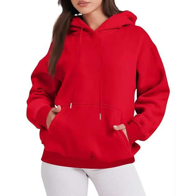 Hot Womens Fall Thick Fleece Breathable Hoodies For Winter