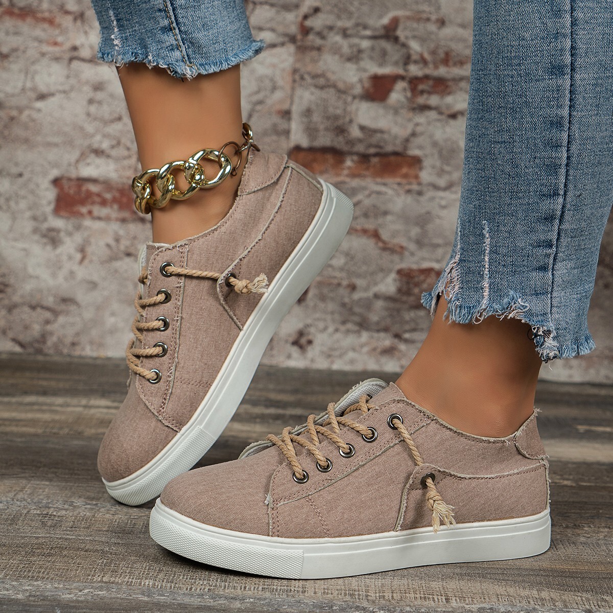 Single shoe 2025 new fashion casual plus size college women's spring and autumn style thick sole ddmykukumalu