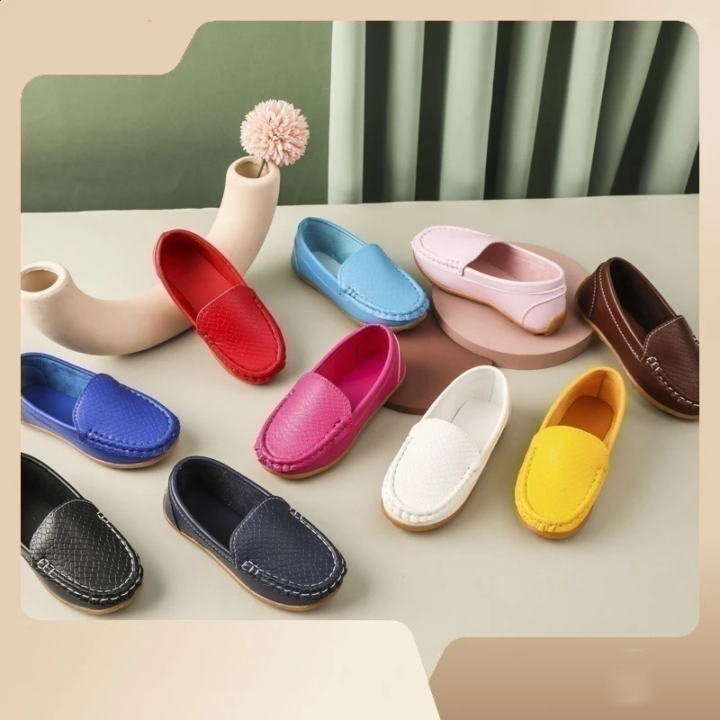 Kids Shoes Baby Boy Loafers Toddlers Infant Girls Casual Shoes Soft Leather Walkers Comfortable Flats Summer Shoes 250304