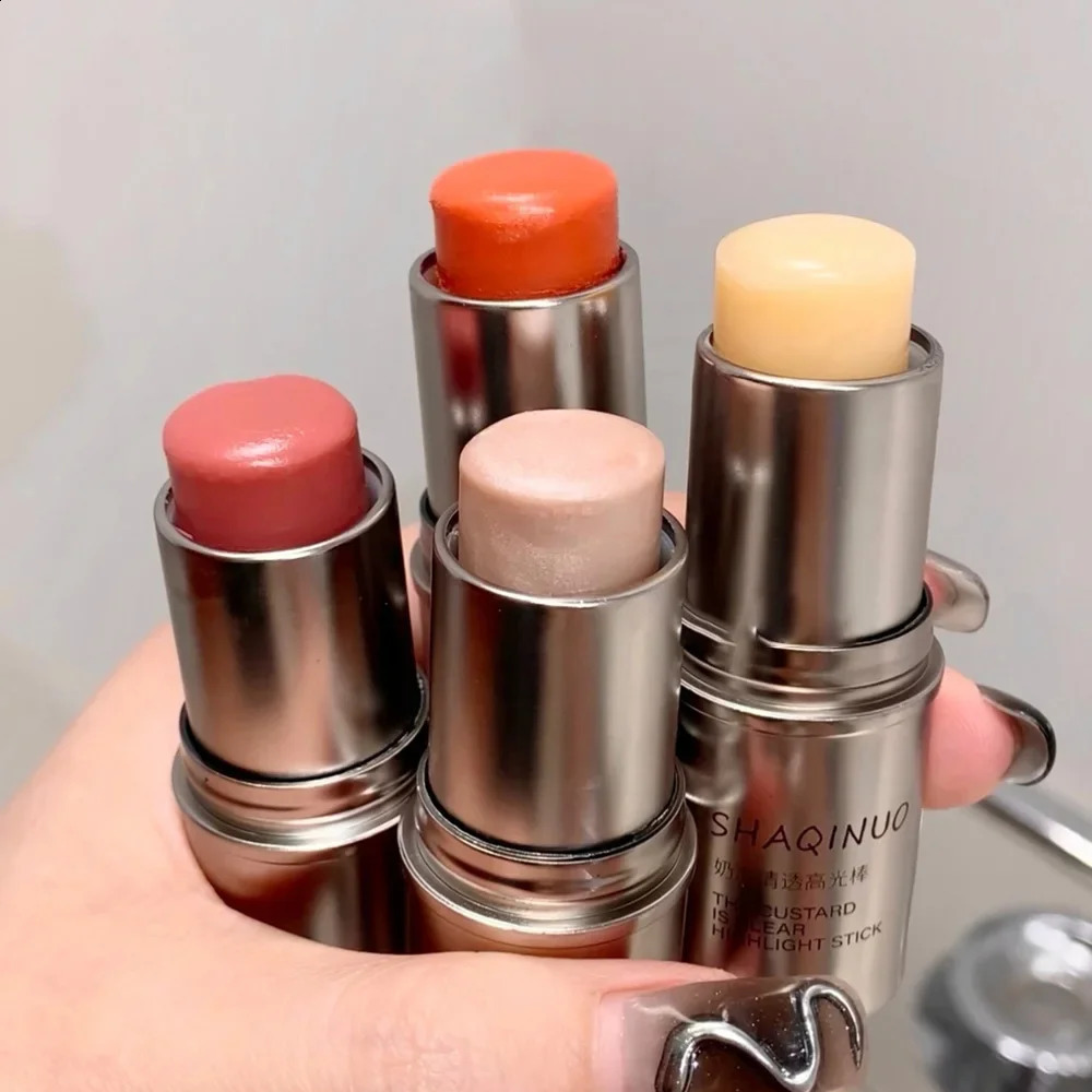 Water Light Highlight Blush Stick Shimmer Waterproof Face Contour Lasting Moisturizer Brighten Contouring Cosmetics 250219