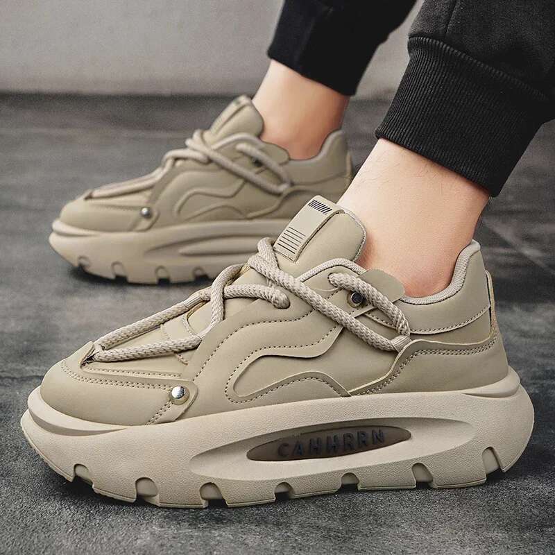 Sneakers Casual Mens Shoes Outdoor Sports Platform Fashion Leather Designer Running Tennis Skateboard Work Loafers