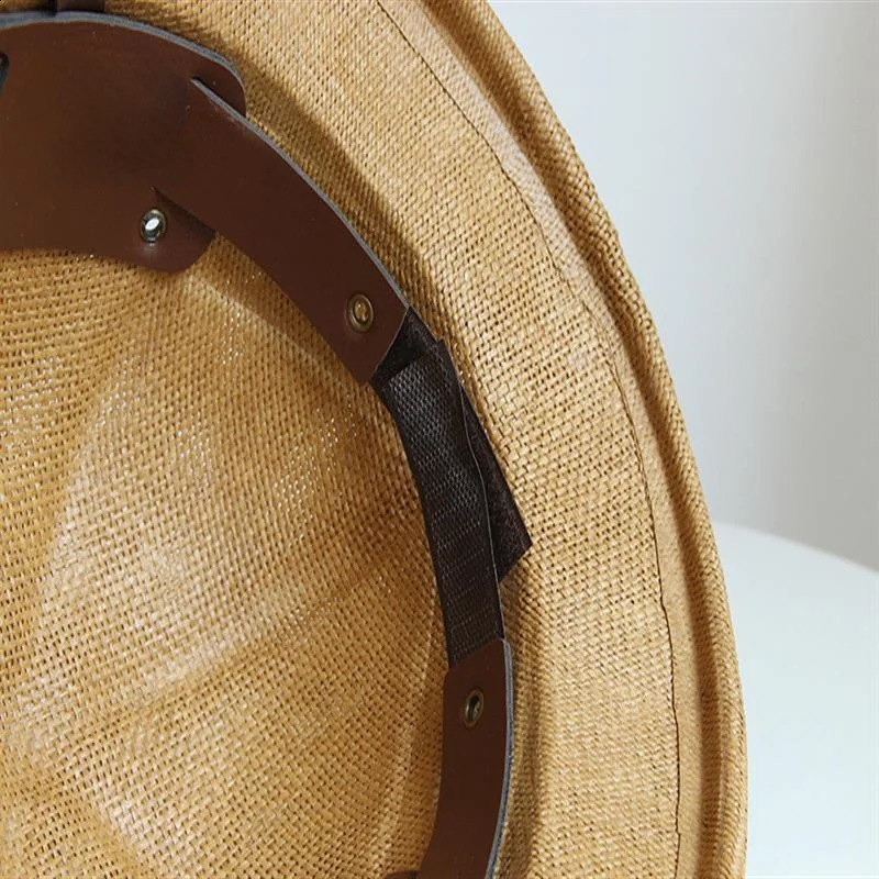 Fashion Vietnam War Army Hat Women Men British Explorer Straw Helmet Summer Boater Bucket Sun Hats Unisex Jungle Miners Cap 250303