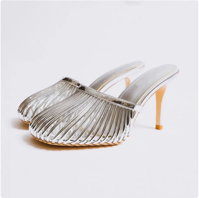 Slippers Stiletto Mules For Women Novelty Designer Style Stilettos Fashionable Multicolor Slip On Summer High Heels Handmade Sandals Sale