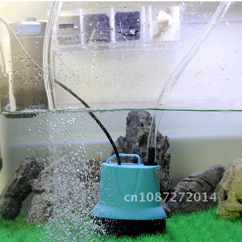 220V EU Water pump Fish tank submersible filter Bottom Bottom manure for pump suction aquarium change pump pump Water