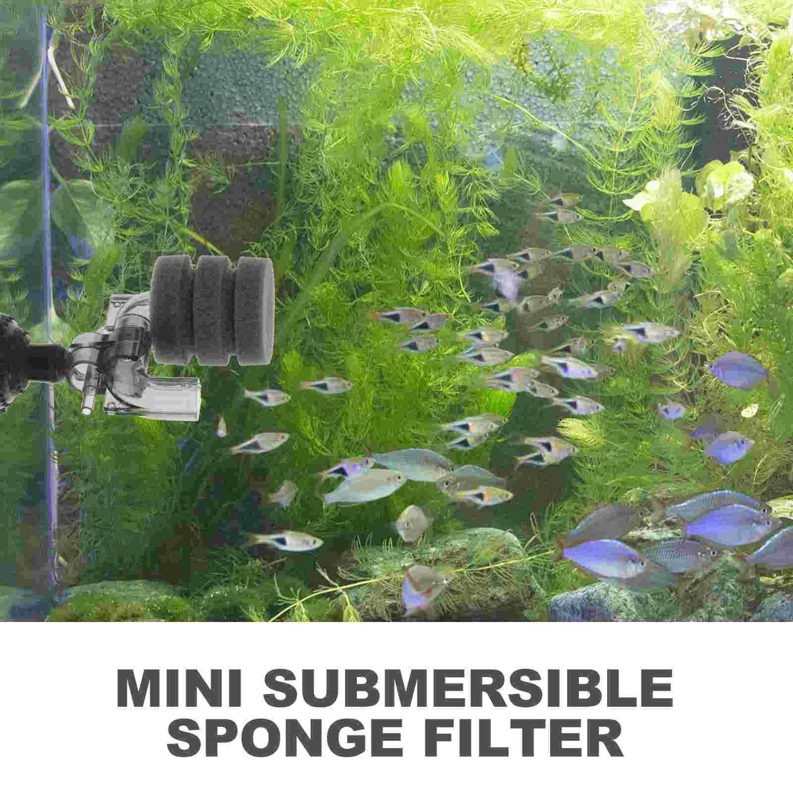 1Pc Super Mini Fish Tank Single Sponge Oxygen Filter Aquarium Oxygen Device fish tank sponge filter fish filter sponge