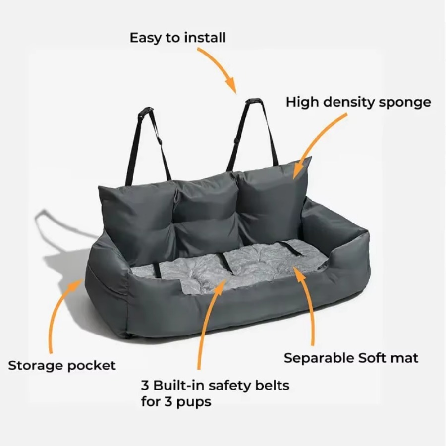Large dog carrier Travel Dog Car Seat Cover Folding Hammock Pet Carriers Bag Carrying for Cats Dogs Transportin Perro Autostoel