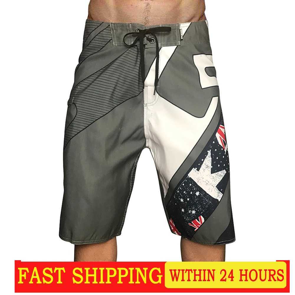 New free shipping mens shorts quick drying swimsuit mens swimsuit surf beach shorts casual mens pants in Bermuda vacationXJ250304
