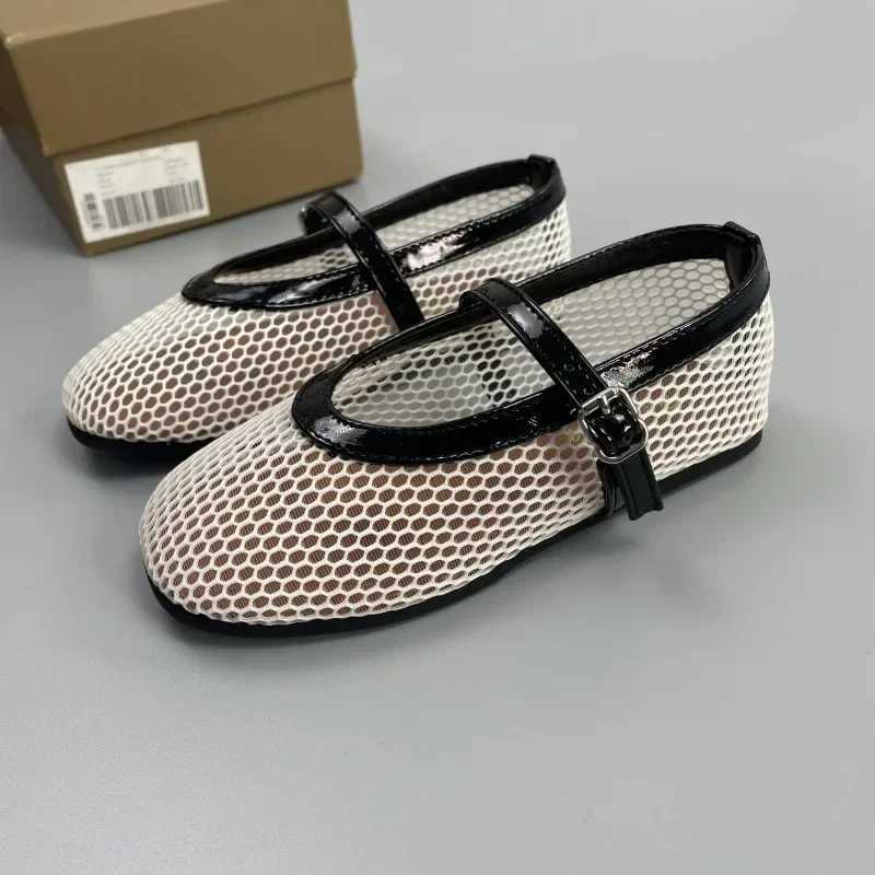 Girls Shoes Summer Toddler Kids Fashion Princess Mary Jane Dress Party Ballet Flats Children Brand Breathable Sandals Soft Sole X250305