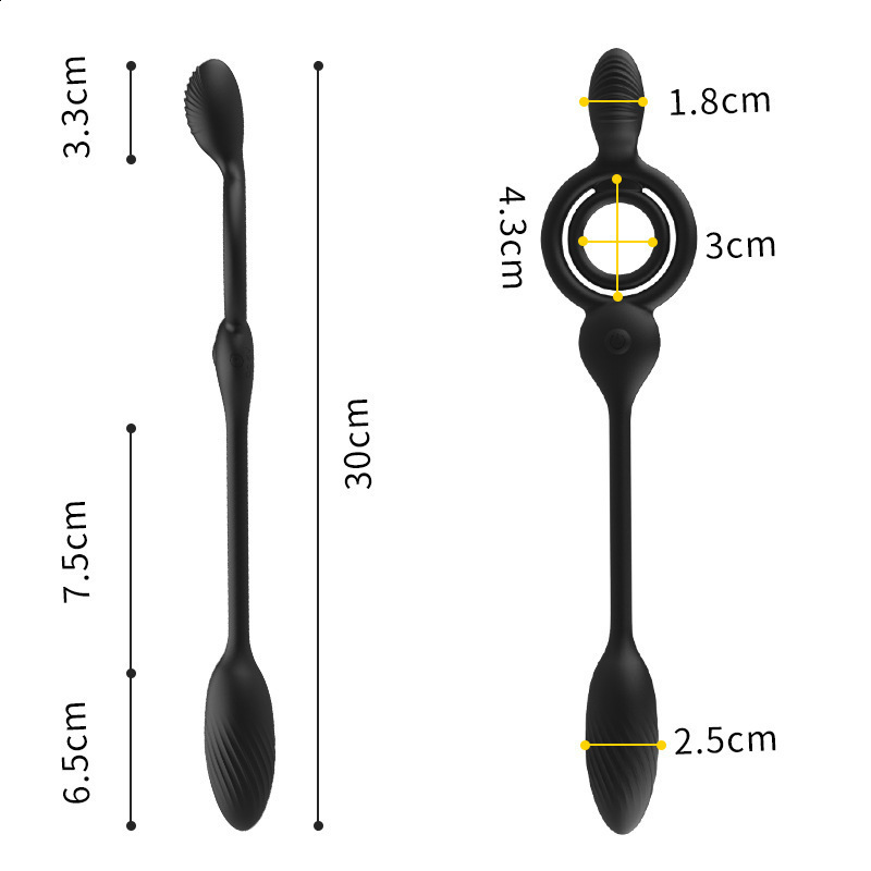 Locking ring dual ring silicone multi frequency vibration ring remote charging couple resonance massager adult product 240711