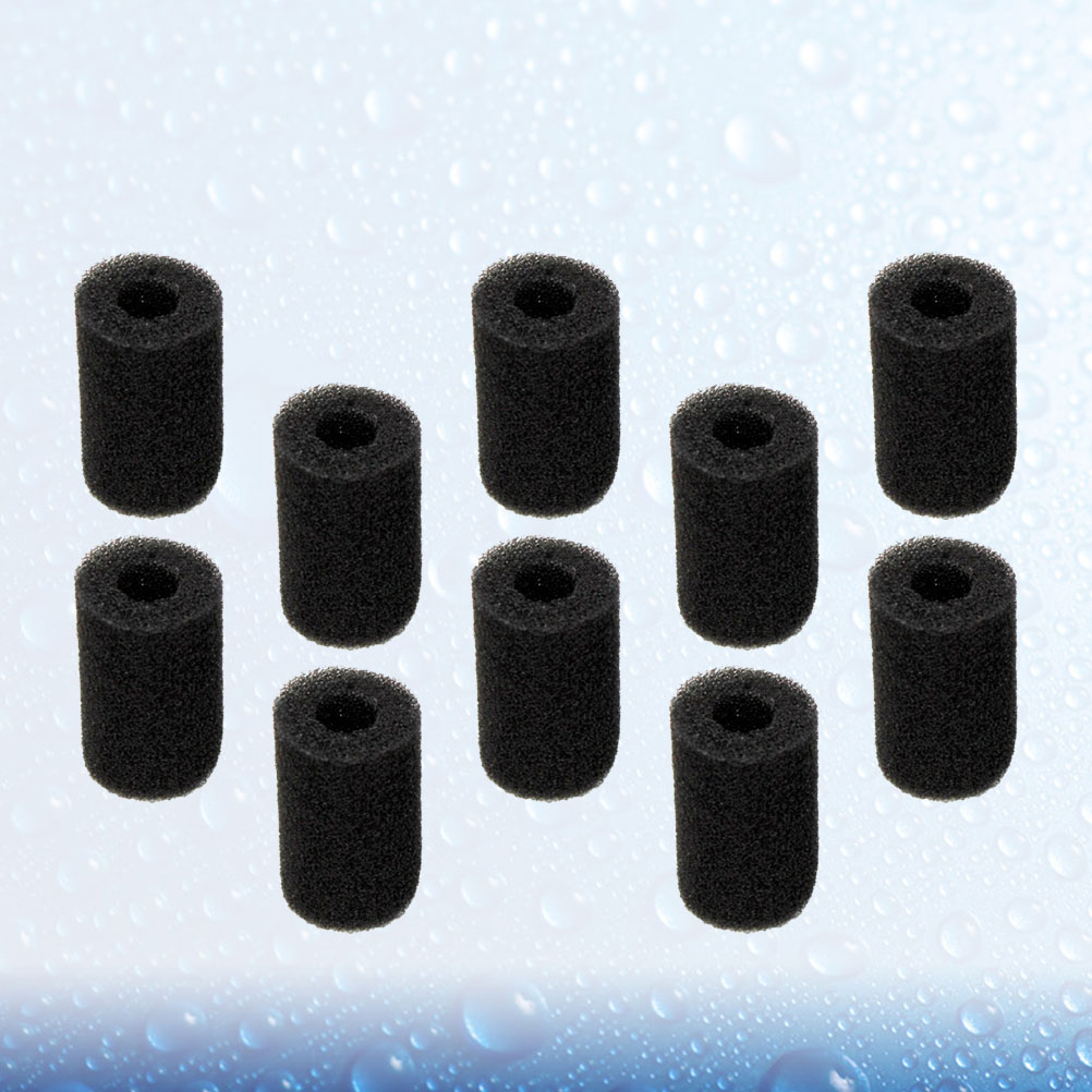 10 PCS Marine Filter Aquarium Sponge Less Clogging Fish Tank Pre-filter Freshwater Debris Prevention