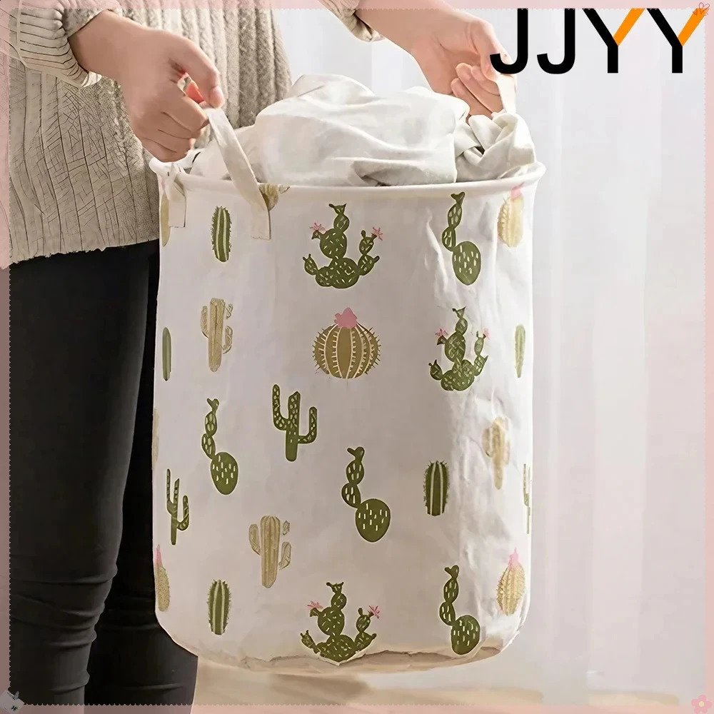 Ship from US JJYY Waterproof Foldable Storage Basket for Household Dirty Clothes Toys Bucket Organizer 250305FBB