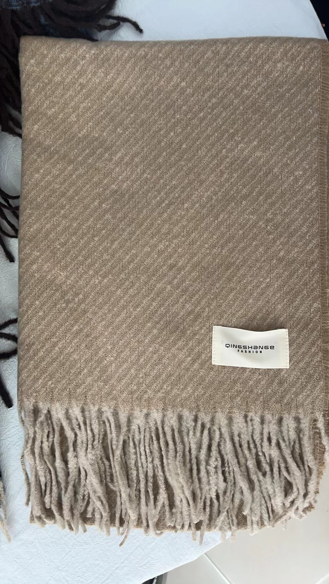 K050 New warm thick scarf women autumn and winter casual scarf men's Korean imitation cashmere all-match Korean shawl trend