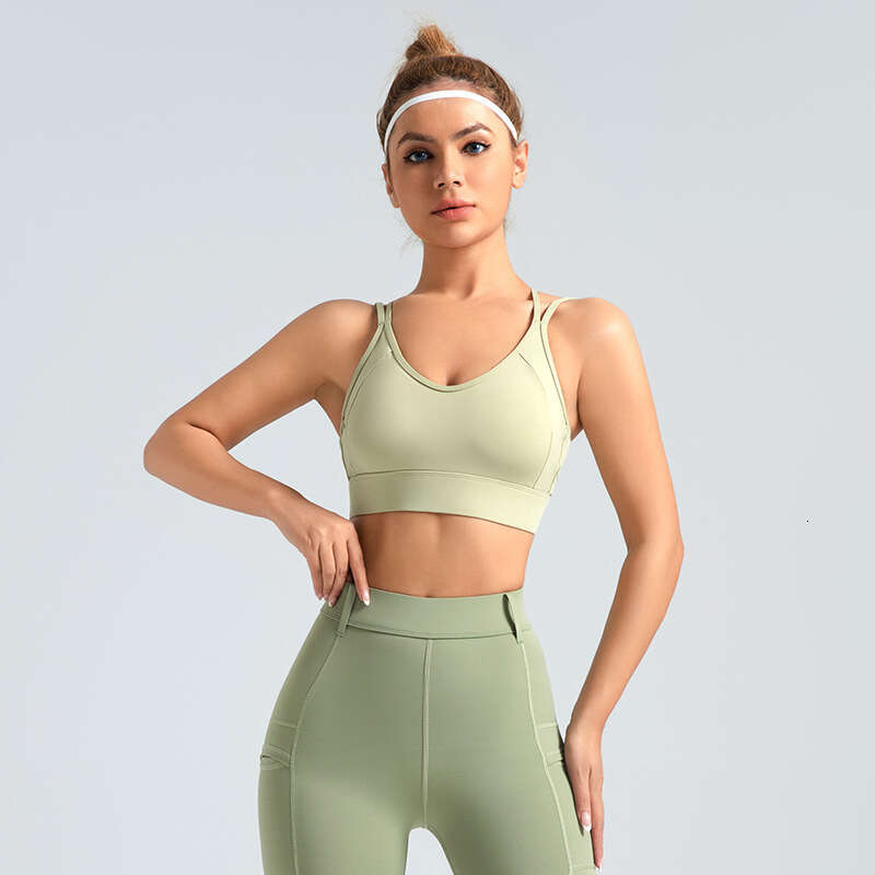 Special Zone Cross Sports Shoulder Strap Bra Back Buckle Collection Accessory Breasts Yoga Underwear KLMY