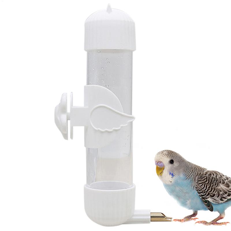 Bird Cage Water Dispenser Bird Drinking Waterer Bottle Small Animals Automatic Water Drinker For Budgies Cockatiel Lovebird