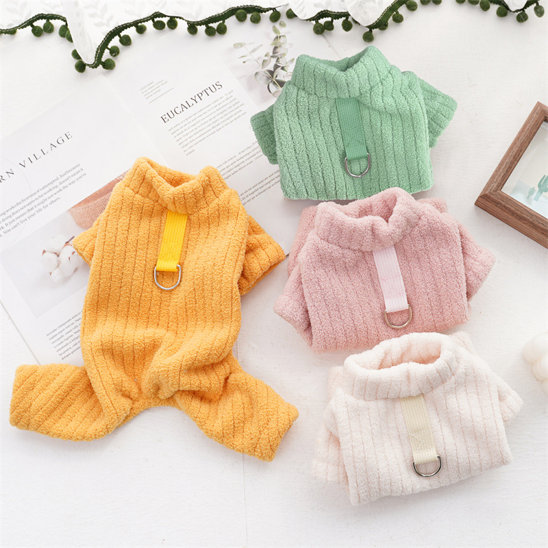 Spring - Suitable, Light - weight and Comfortable Pet Clothes: Cotton Four - Legged Apparel for Beagle, Maltese Dogs and Cats