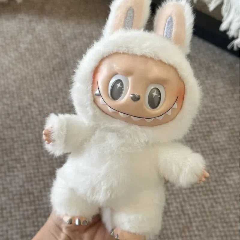 High Quality Cute Labubu Little Angel Wings Series Vinyl Doll Blind Box Toy Backpack Pendant ChildrenS New Year GiftT250305