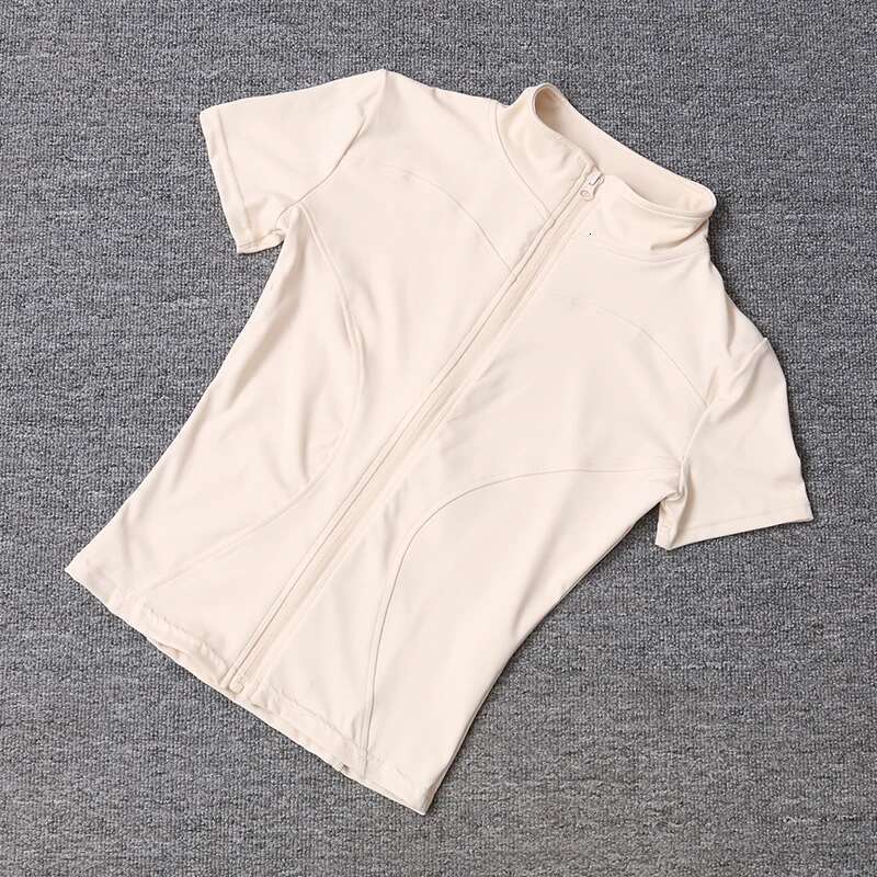Women Sport Wear Slim Fit Polyester Quick-Drying Full Zip Outdoor Fiess Running Tights Short Sleeves Women's Yoga Wear 's 's 's