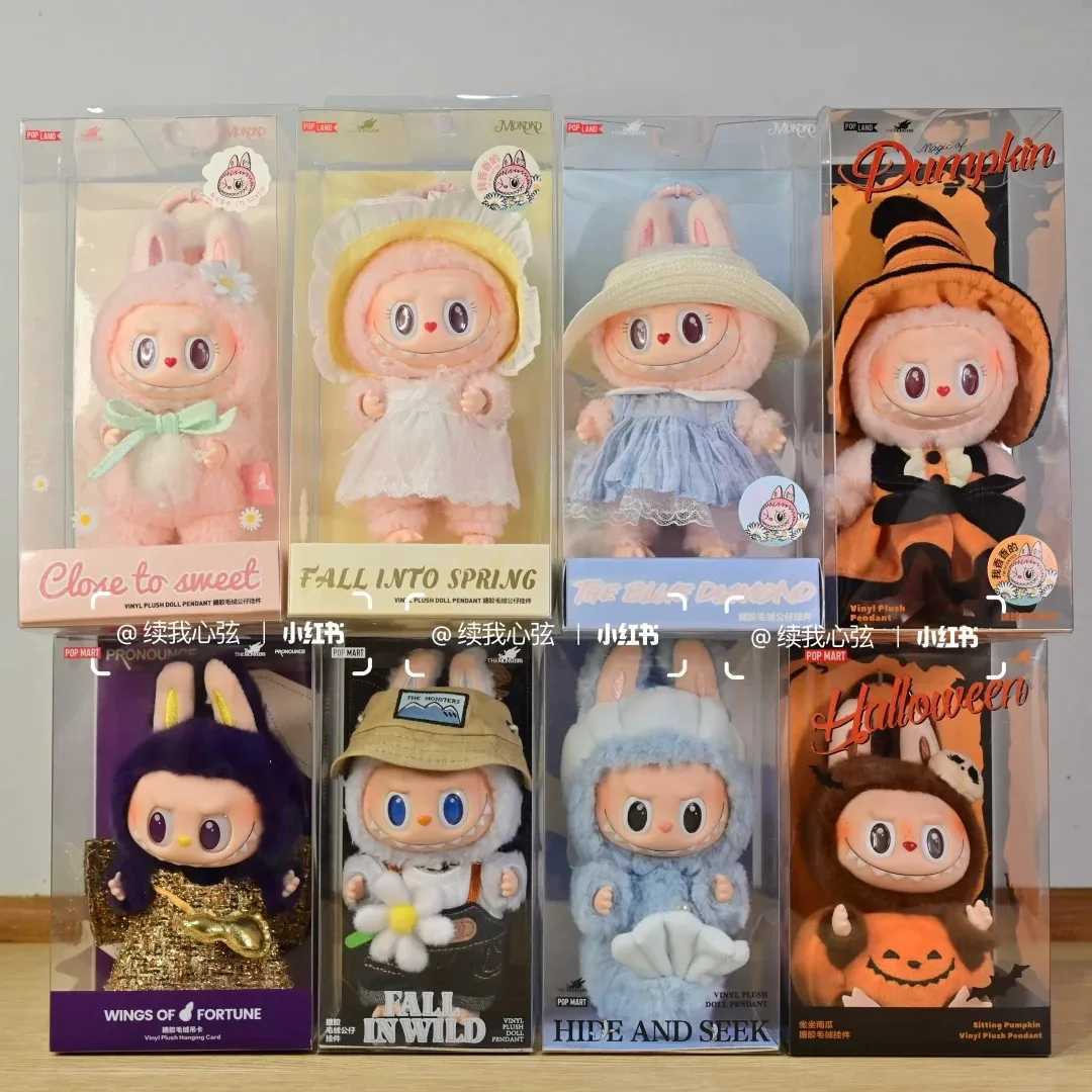 In stock Labubu Mokoko Spring Flower Sweetheart Thailand Limited Edition Vinyl Doll Cute Backpack Pendant Decorative Blind BoxT250305