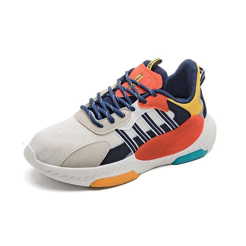 New Sport for Women Men Fashion Lace Up Casual Sneakers Retro Couple Platform Mesh Running Shoes