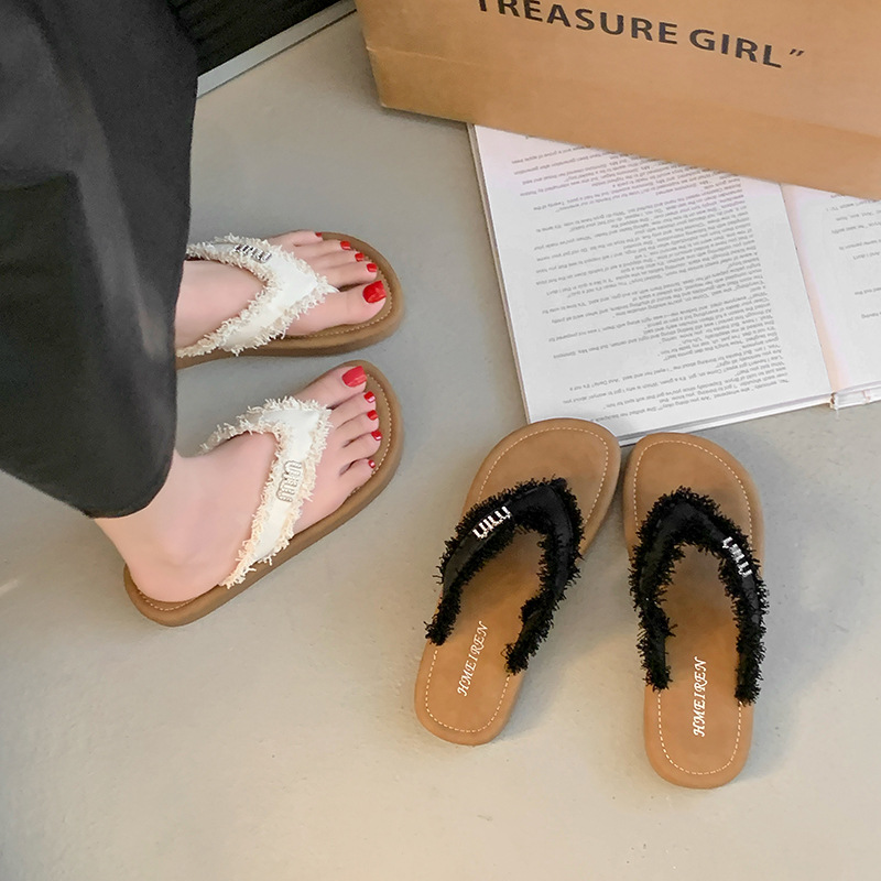 Free Shipping slides designer Slippers for womans flat sandals fashion tassels slipper outdoor Indoor holiday women shoes