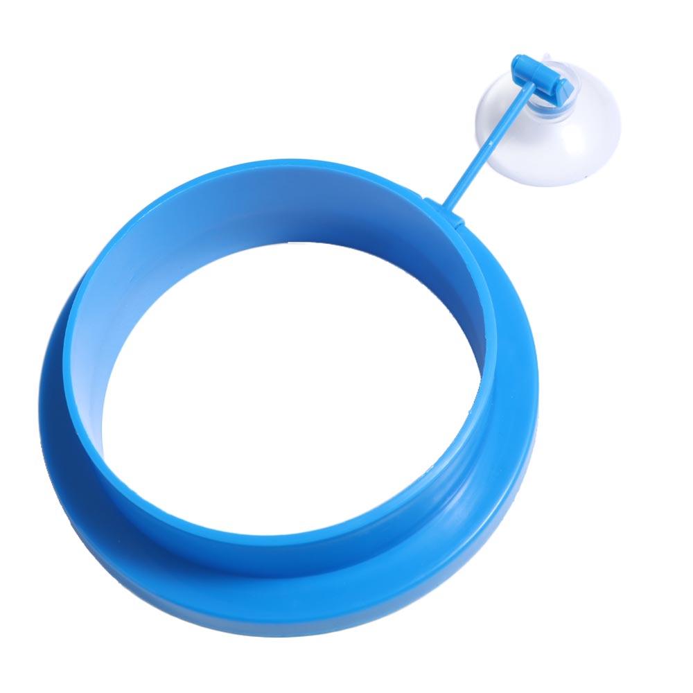 Portable Thicken Floating Feeding Ring Plastic Suction Cup Fish Food Feeder Round/Square Floating Food Tray Fish Pond